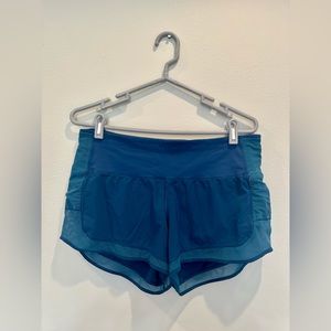 Turquoise / Blue / Greenish Lululemon Running Short NOT SOLD